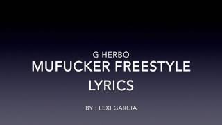G Herbo Mufucker Lyrics . LOOK IN DESCRIPITION BEFORE WATCHING