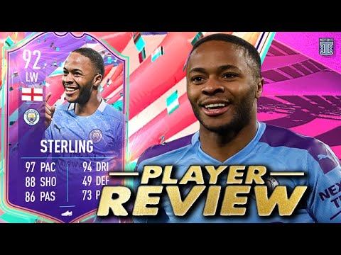 5⭐ SKILL MOVES/4⭐ WEAKFOOT UPGRADE!😱 92 FUT BIRTHDAY STERLING PLAYER REVIEW! FIFA 21 Ultimate Team
