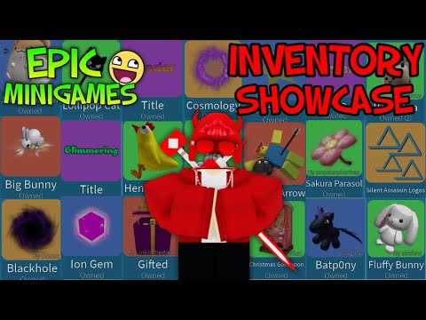 Showcasing My ENTIRE Epic Minigames Inventory! [As of 2025-12-30]
