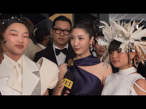 KPop Demon Hunters: HUNTR/X REACTS to Winning First GRAMMY! (Exclusive)