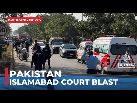 Six killed in blast outside Islamabad court in Pakistan, police say