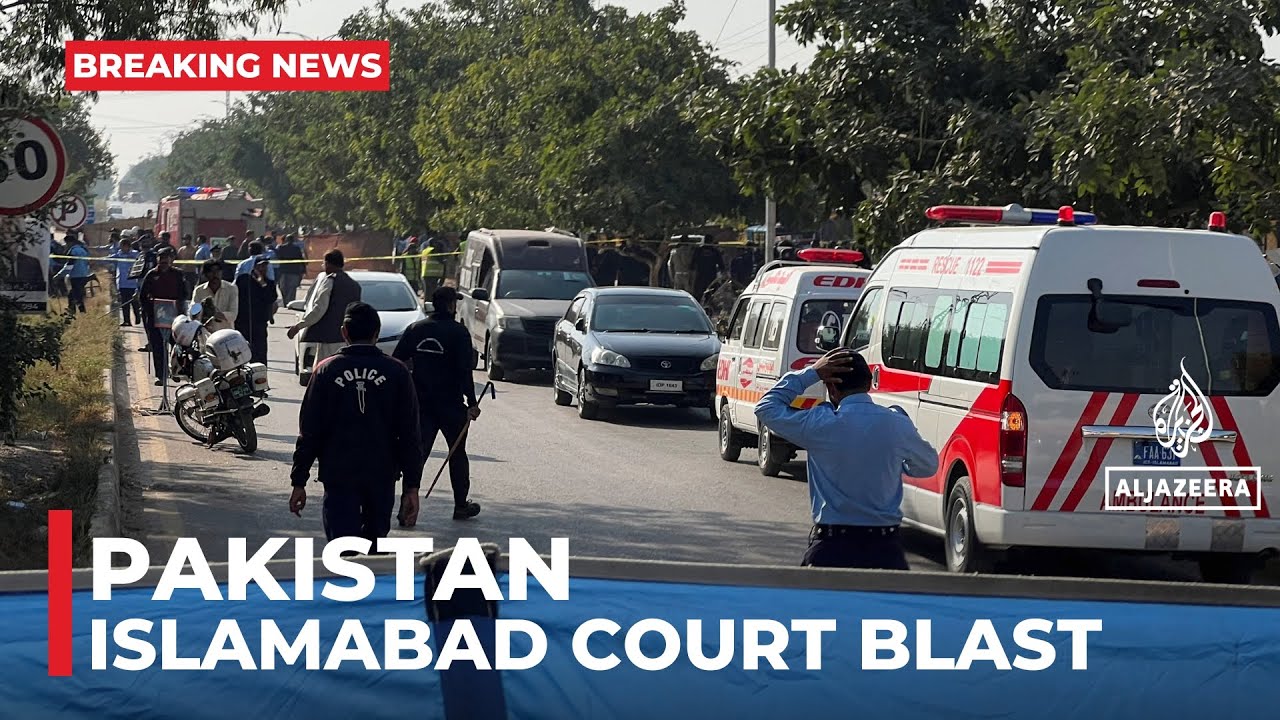 Six killed in blast outside Islamabad court in Pakistan, police say