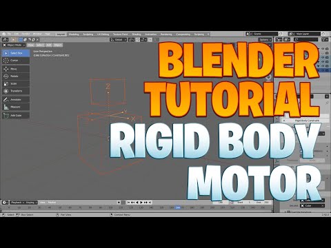 Blender beginner series No. 99 - Rigid Body motor