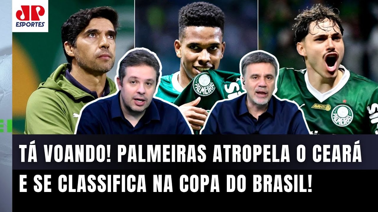 "Agora NÃO DÁ pros CHATOS E AZEDOS RECLAMAREM! O Palmeiras tá MUITO BEM, e o Estevão..."