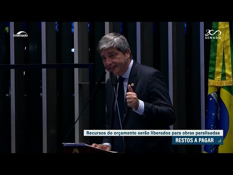 Para evitar paralisação de obras, Senado prorroga restos a pagar até 2026