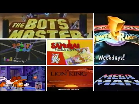 Syndicated Full Episode Weekday Morning Cartoons In The 1990's With Commercials #90s #nostalgia