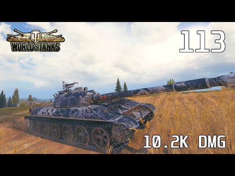 113, 10K DMG, Master Class, High Caliber, Malinovka - World of Tanks