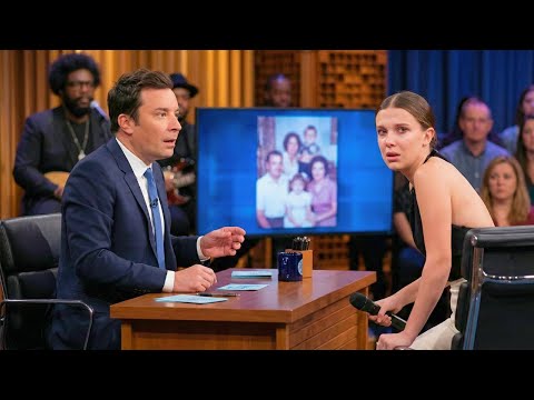 Jimmy Fallon SHOCKED When Millie Bobby Brown Suddenly Walks Off Stage After Seeing This Photo