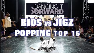 RIOS vs JIGZ | Popping Top 16 | Dancing It Forward 2025 | #SXSTV
