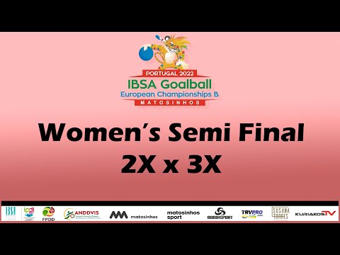 Ukraine vs Greece [M48w] - 2022 IBSA Goalball European - Division B Championships