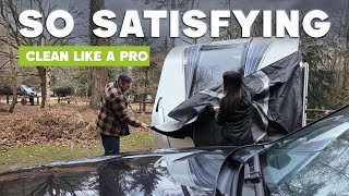 The Big Caravan Clean Up | Satisfying Packing Timelapse