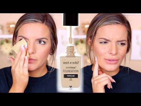 WET N WILD Photo Focus Foundation Review & Wear Test | Casey Holmes
