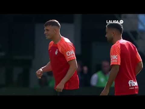 Calentamiento RC Celta vs RCD Mallorca