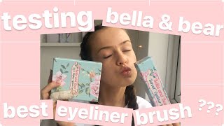 Testing Bella &amp; Bear Makeup + Eyeliner Tutorial ♡ | Summer Xo