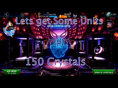 150 Arena Crystal Opening + 4 Star Crystal Opening - Mcoc
