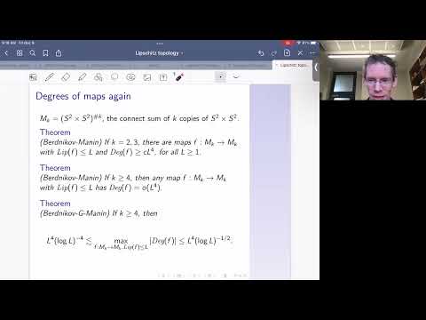 Larry Guth - Lipschitz constant and degree of mappings