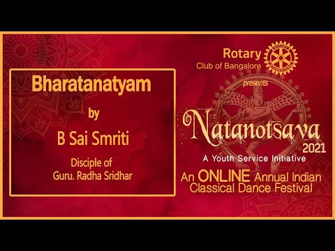 B Sai Smriti | Bharatanatyam | Natanotsava 2021