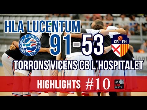 HLA Lucentum 91-53 Torrons Vicens CB L'Hospitalet | #Highlights LEB Plata | Jornada 10