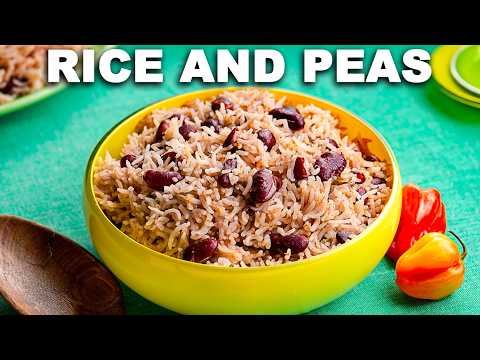 JAMAICAN COCONUT RICE and BEANS (Rice and Peas)
