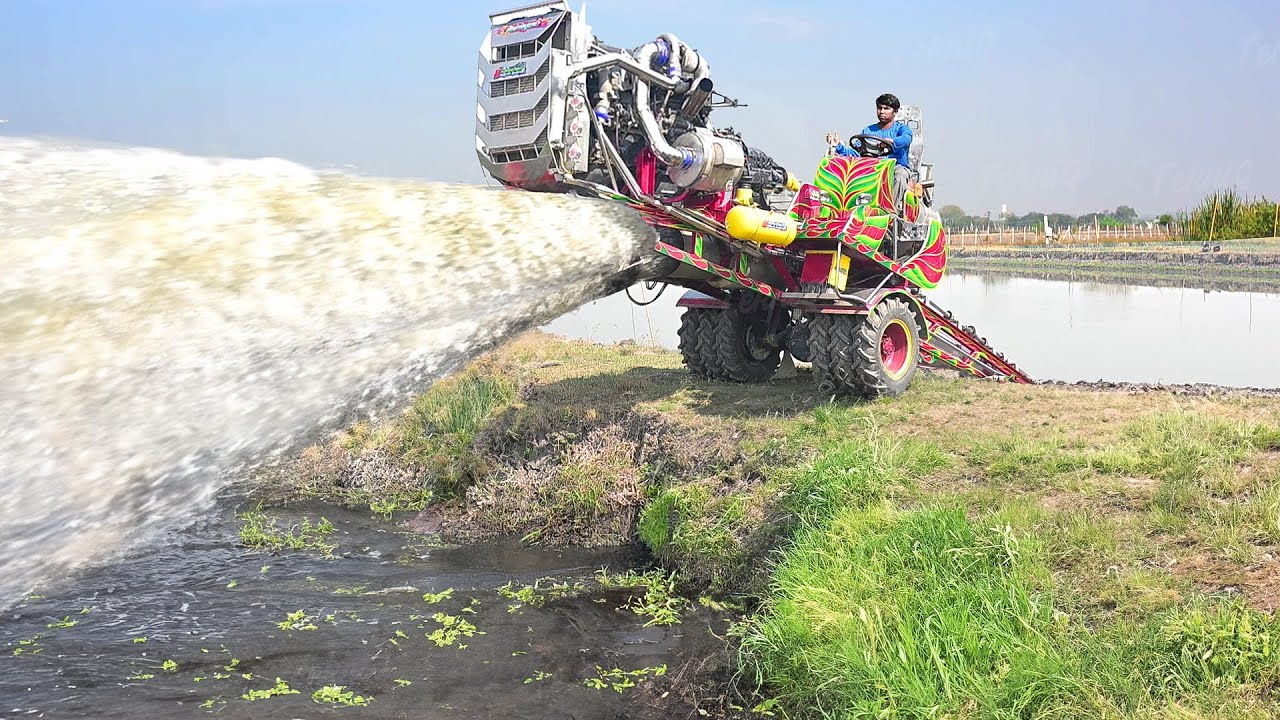 The Amazing Powerful Water Pump Thai Farmers Invented