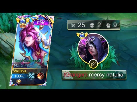 ONE OF THE HATED ASSASSIN ROAM OF MARKSMAN HEROES | NATALIA ROAM GAMEPLAY | MLBB