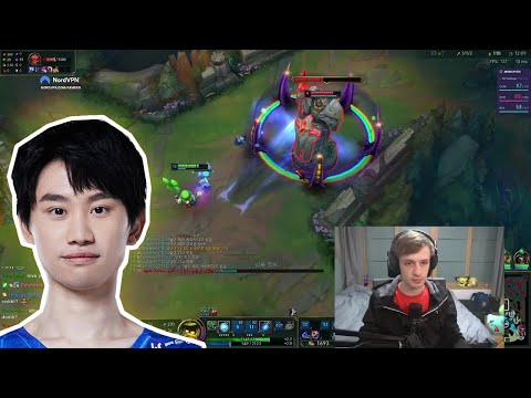 Nemesis Veigar 1vs1 DoinB Ahri under tower