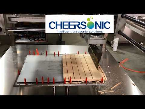Wafer Cake Cutting - CHEERSONIC UFM5000 Ultrasonic Food Cutter