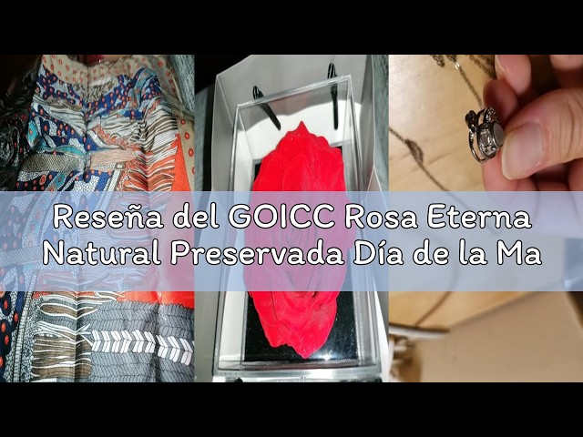 Vídeo relacionado con Yamonic Rosa Eterna Regalos Originales para Mujer,Rosa Eterna Natural Preservada con Collar y Pendientes de Plata de Ley 925,Flore Preservada Regalo Navidad San Valentin Dia de la Madre Cumpleaños