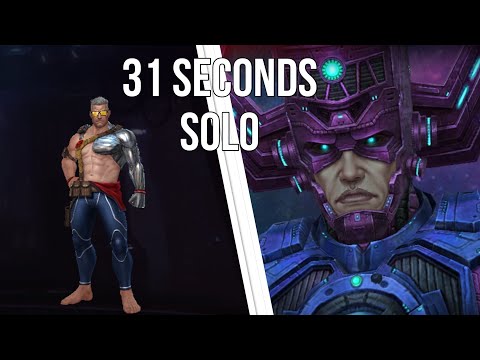 Cable vs Galactus 31 seconds Solo