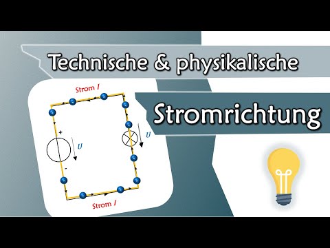 Technical vs. physical current direction | Electrical engineering basics #4