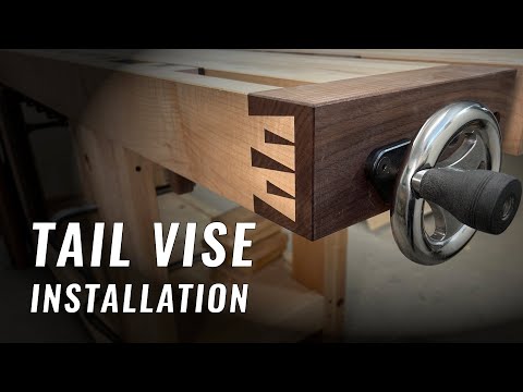 Benchcrafted Tail Vise Installation // How to Install