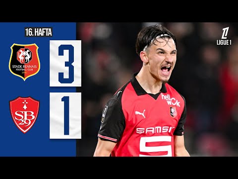 Rennes (3-1) Brest | 16. Hafta MAÇ ÖZETİ | Ligue 1 McDonald's - 2025/26