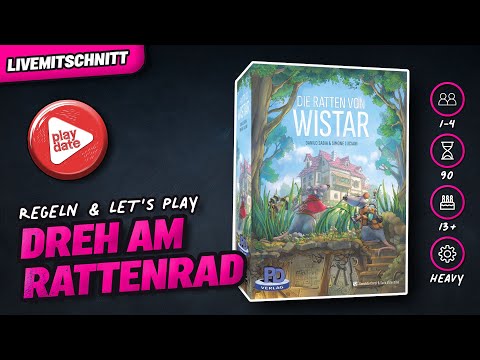 DIE RATTEN VON WISTAR - Brettspiel - Regeln & Let's Play