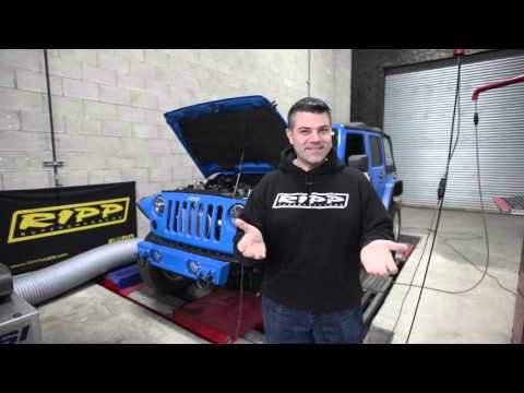 RIPP Superchargers Jeep Wrangler 3.6 Dyno Run