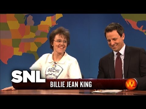 Weekend Update: Billie Jean King on the Sochi Olympics - SNL