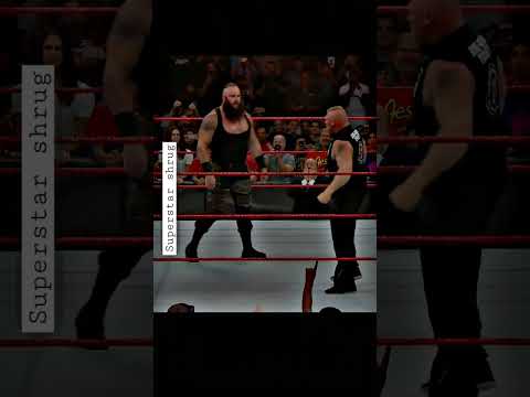 Brock vs brown stroman...#superstarshrug moment