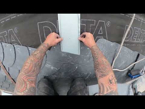 Dachhaken in Schieferdach eindecken und First ausspitzen - Schieferdecker in Dresden