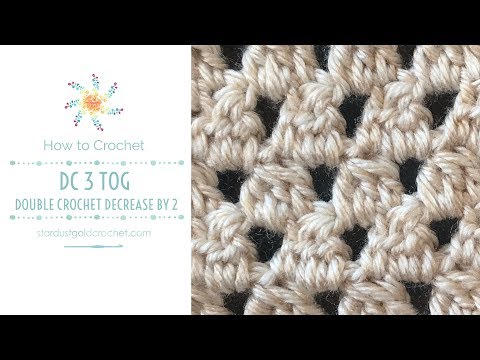 Double Crochet 3 Together (dc3tog)  | Learn to Crochet | Stitch Explorer Saturdays