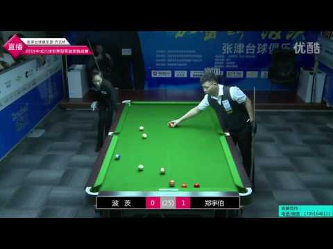 Zheng Yubo VS Gareth Potts - 2016 Potts Chinese 8 Ball Challenge Competition