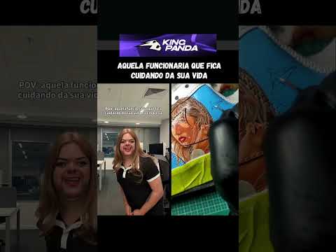 Quando a fofoqueira do trabalho se dá mal! 🐍 #humor #shorts #karma #kingpanda