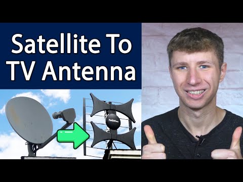 How To Convert a Satellite Dish to a TV Antenna for Free Channels