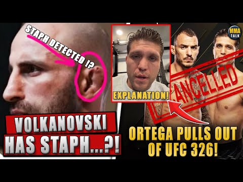 Alexander Volkanovski has STAPH...!? UFC 326 co-main event CANCELLED! Aaron Tau issues statement
