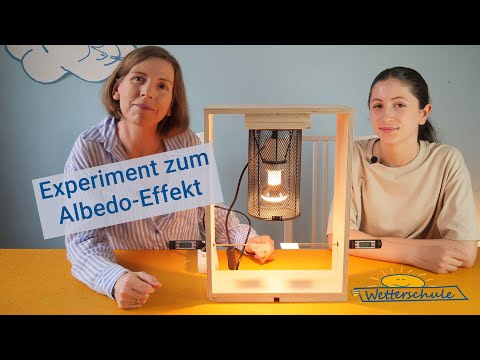 Experiment zum Albedo Effekt - Eisschmelze beschleunigt den Klimawandel