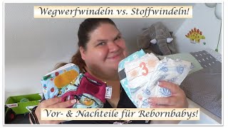 Wegwerfwindeln vs. Stoffwindeln für Rebornbabys! || Reborn Baby Deutsch || Little Reborn Nursery