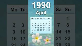 Download lagu April 1990 Calendar mp3