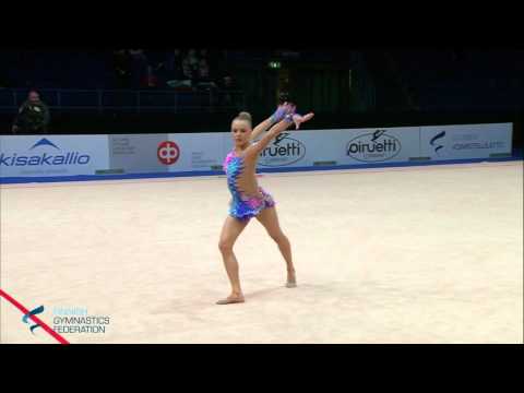 Tikkanen Jouki  Ball - Rhythmic Gymnastics World Cup 2016 Espoo