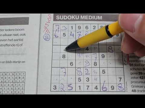 Halloween tragedy in Seoul! (#5408) Medium Sudoku puzzle 10-31-2022