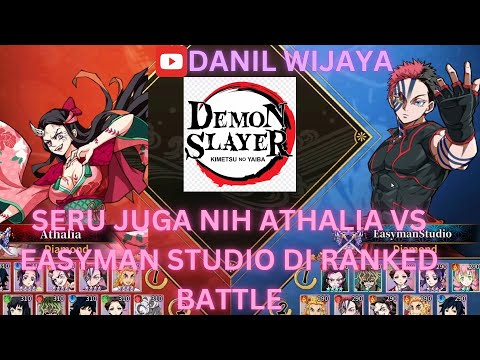 SERU JUGA NIH ATHALIA VS EASYMAN STUDIO DI RANKED BATTLE - DEMON SLAYER BLADE OF HASHIRA 🔥