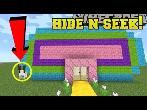 Minecraft: LITTLE BUNNIES HIDE AND SEEK!! - Morph Hide And Seek - Modded Mini-Game