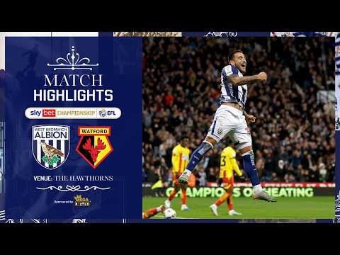FC WBA West Bromwich Albion 3-0 FC Watford 
